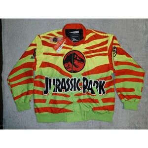 Jurassic Park Work Jacket‎ Men's Size 3XL Headgear Classics 1995 Multicolor, New